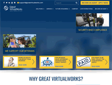 Tablet Screenshot of greatvirtualworks.com